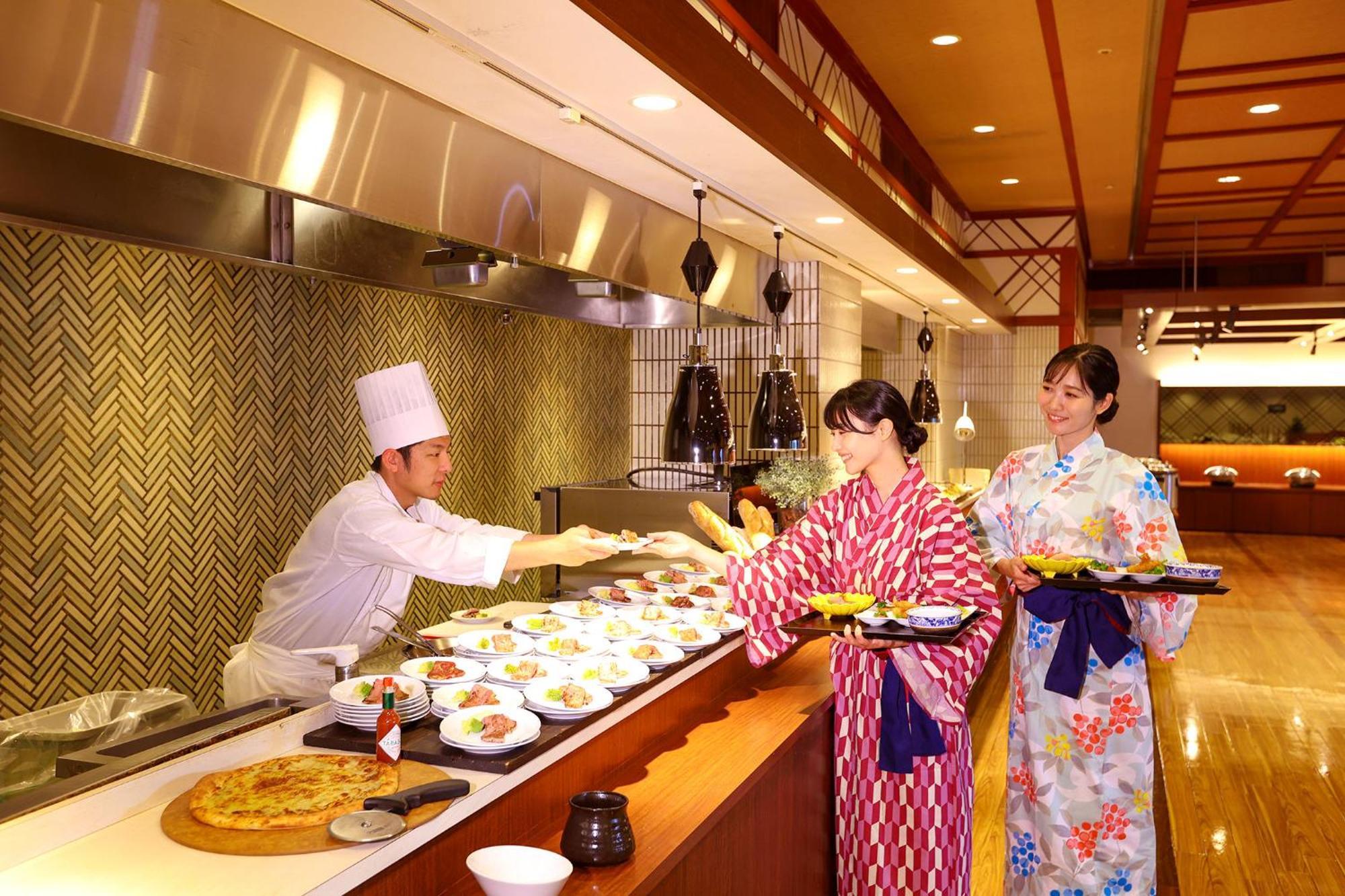 Hotel Ooedo Onsen Monogatari Premium Yamashitaya Kaga  Esterno foto